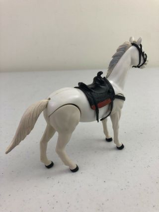 1980 The Lone Ranger Silver Horse w/ Saddle & Reins 2
