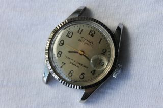 Cyma Vintage Watch Retailed By Cuervo Y Sobrinos For Repair