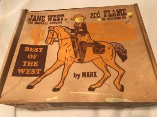 Vintage Jane West Play Set,  W/doll,  Horse & Accessories,  1960 