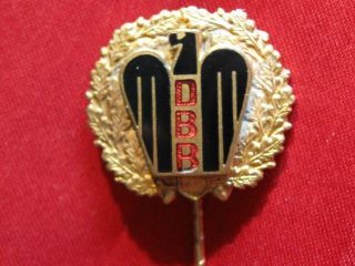 Orig.  Old German 3.  Reich Pin Dbb Ehrennadel Rare
