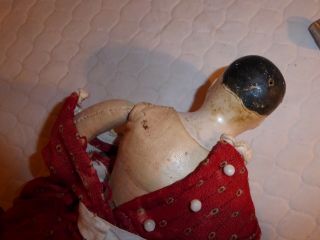 Antique 15 inch Papier Mache Peddlar Doll 5