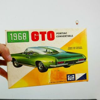 Mpc 1968 Pontiac Gto Convertible Model Kit 1268 - 200