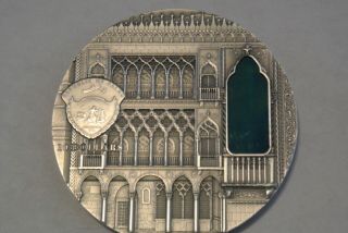 2013 $10 Tiffany Art - Venetian Gothic 2 oz Antique Finish Silver Coin & Box 5