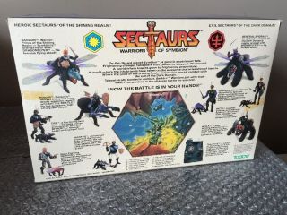 Vintage 1984 Made By TOLTOYS Sectaurs Skulk And Trancula Rare Set Coleco 4