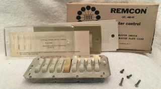 Vintage Nos Remcon Hi - Fashion Master Control Ms - 9c Mcp - 9g Switch & Mcp - 9c Plate