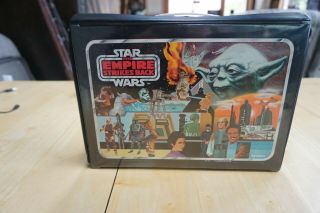 Vintage Star Wars Empire Strikes Back Action Figure Collector ' s Case w/ figures 2
