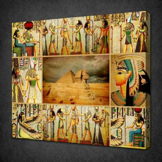 Ancient Egyptian Gods Canvas Picture Print Wall Art Fast Uk Delivery