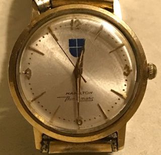 Vintage Hamilton Thin - O - Matic Gold Filled Men’s Wrist Watch Speidel Usa Band