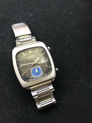 Seiko Monaco Automatic 7016 - 5001 Stunning June1974 Rare Dial 2