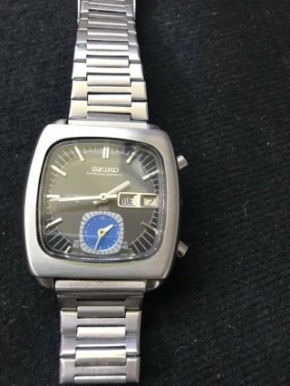 Seiko Monaco Automatic 7016 - 5001 Stunning June1974 Rare Dial 3