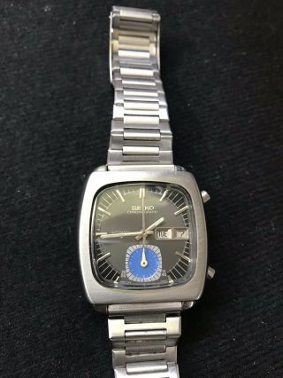 Seiko Monaco Automatic 7016 - 5001 Stunning June1974 Rare Dial 5