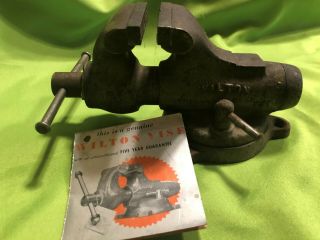 Vintage Baby Wilton 820 Swivel Base Vise 2 " Jaws