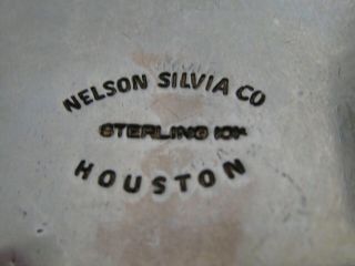 Nelson Silvia Sterling Silver and 10K Gold Trophy Buckle 3