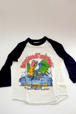 Vintage The Rolling Stones 1981 Tour T - Shirt Size M