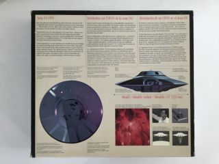 TESTORS AREA S4 UFO REVEALED 1:48 SCALE MODEL KIT,  Color Book VINTAGE 2