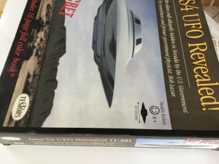 TESTORS AREA S4 UFO REVEALED 1:48 SCALE MODEL KIT,  Color Book VINTAGE 4