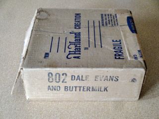 1954 Vintage Hartland Dale Evans And Buttermilk Box Series 802