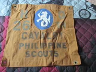 Wwii Us Army Hq 26 Th Cavalry Philippine Scouts Bataan Flag