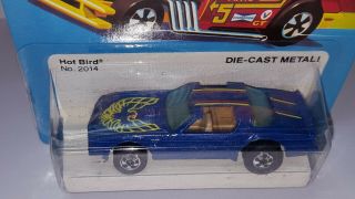 VINTAGE HOT WHEELS FROM 1979 HOT BIRD BLUE 2014 2