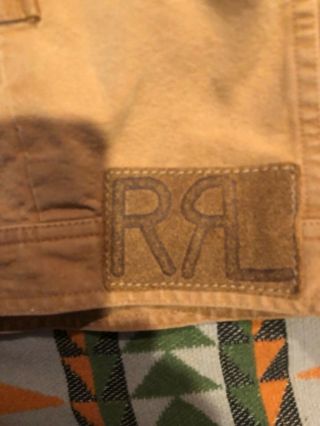 RRL Vintage canvas western jacket,  buckle back,  great pockets/ detailing,  sz med 6