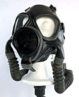 American 1944 Navy Issued Msa Nd Mark Iv Gas Mask / Respirator - Vtg Us Wwii