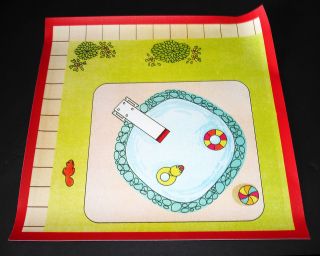 Vintage Familiar Places Holiday Inn Playset Replacement Play Mat