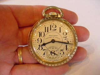 AWESOME 16s WALTHAM 23 JEWEL VANGUARD MODEL 1908 RAILROAD WATCH TOP OF THE LINE 2