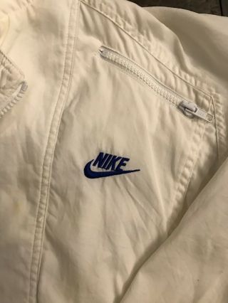 Rare Vintage Nike Challenge Court Andre Agassi White With Accent Stripe Sz L/XL 2