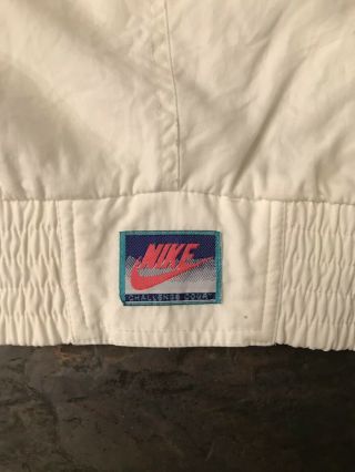 Rare Vintage Nike Challenge Court Andre Agassi White With Accent Stripe Sz L/XL 6