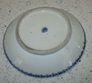 UNUSUAL CHINESE EXPORT PORCELAIN DUTCH DECORATED TREMBLEUSE SAUCER 8