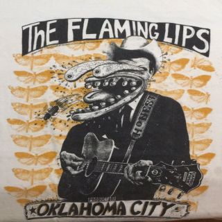 Flaming Lips 1995 Earnest Tubb Oklahoma Vintage T - Shirt Xl Rare Vintage
