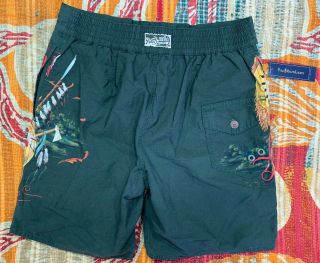 Polo Ralph Lauren Shorts Indian Navajo Stadium 92 VTG Trunks Swim Board RRL 4