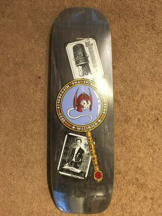 Nos Powell Peralta Per Welinder Vintage Skateboard Deck 1990