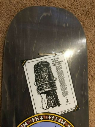 NOS Powell Peralta Per Welinder Vintage Skateboard Deck 1990 4