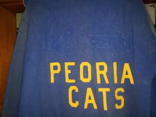 1950s Vintage PEORIA CATS Caterpillar AAU Basketball Hoody Warm Up - ALLEN KELLEY 3