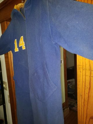 1950s Vintage PEORIA CATS Caterpillar AAU Basketball Hoody Warm Up - ALLEN KELLEY 8