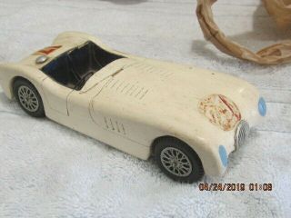 1955 Jaguar Hand Carved Solid Wood Wooden Car