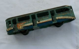 Vintage Cast Iron Toy Greyhound Lines Bus 1939 York World ' s Fair Arcade Co. 4