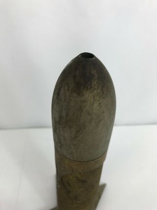 Vintage US Military Trench Art Lamp Base 3