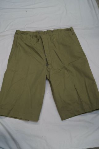 Ww2 Canadian Army Tropical Shorts Large Size
