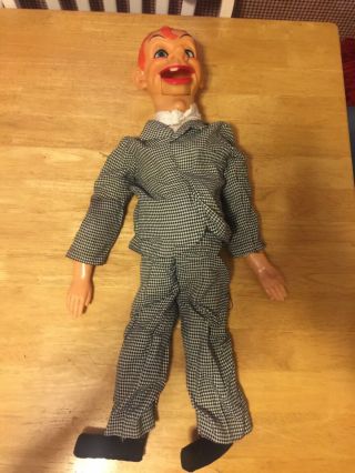 Vintage 30 " Mortimer Snerd Ventriloquist Dummy Doll,  Juro Novelty Inc.  1968