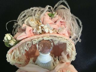 Stunning Antique Styled Doll Dress w Matching Bonnet for Jumeau Bebe 3