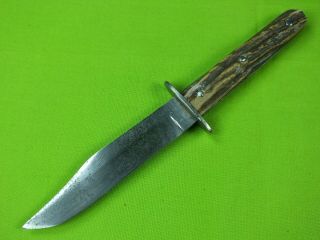 Vintage E.  C.  Simmons Keen Kutter St Louis Mo 1050 - 5 " Stag Fighting Knife