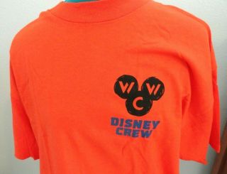 Vintage Wcw Disney Crew - Xl Shirt Nwots Very Rare