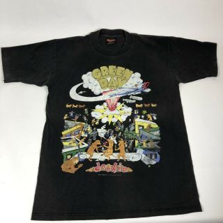 Vintage 1994 Green Day Dookie Us Tour Shirt Band Punk Rock Brockum