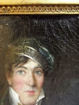 Antique c1770 British Society Oil Painting Portrait of a Gentleman Dandy 7
