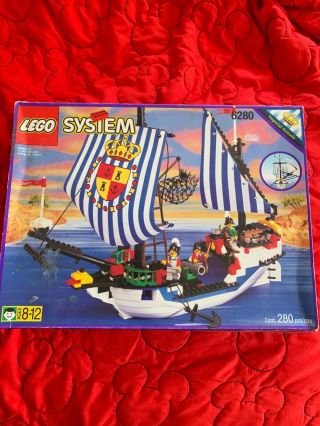 Lego Pirates Armada Flagship Set Spaniard Ship 6280 - Box Vintage