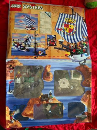 LEGO Pirates Armada Flagship Set Spaniard Ship 6280 - Box VINTAGE 3