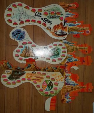 RARE VINTAGE REMCO 1966 LOST IN SPACE 3D ACTION FUN BOARD GAME 3