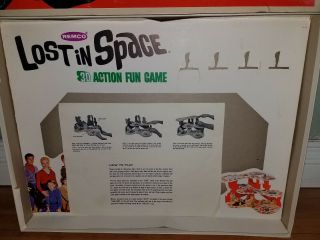 RARE VINTAGE REMCO 1966 LOST IN SPACE 3D ACTION FUN BOARD GAME 8